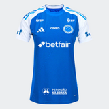 Camisa Feminina Adidas Cruzeiro 2025/26 I Com Patrocínios