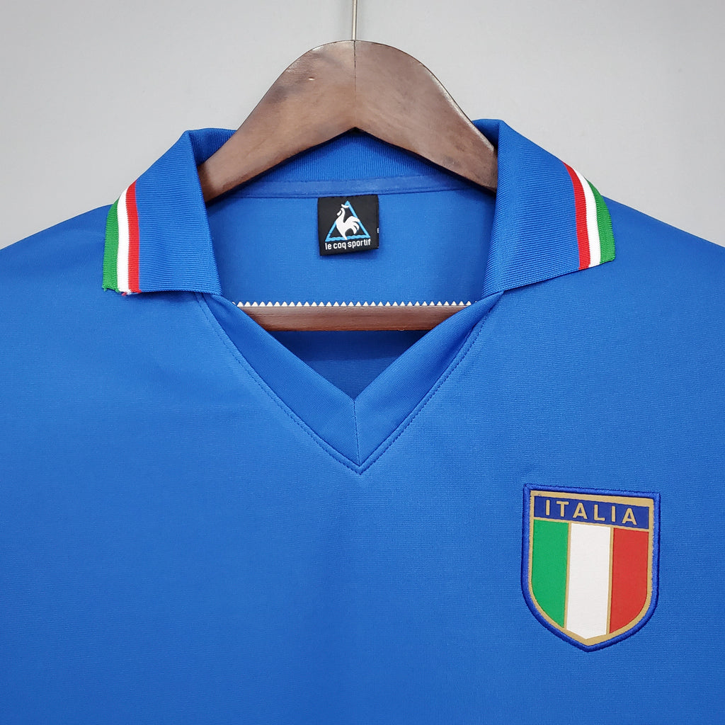 Camisa Itália Titular 1982 - Versão Retrô