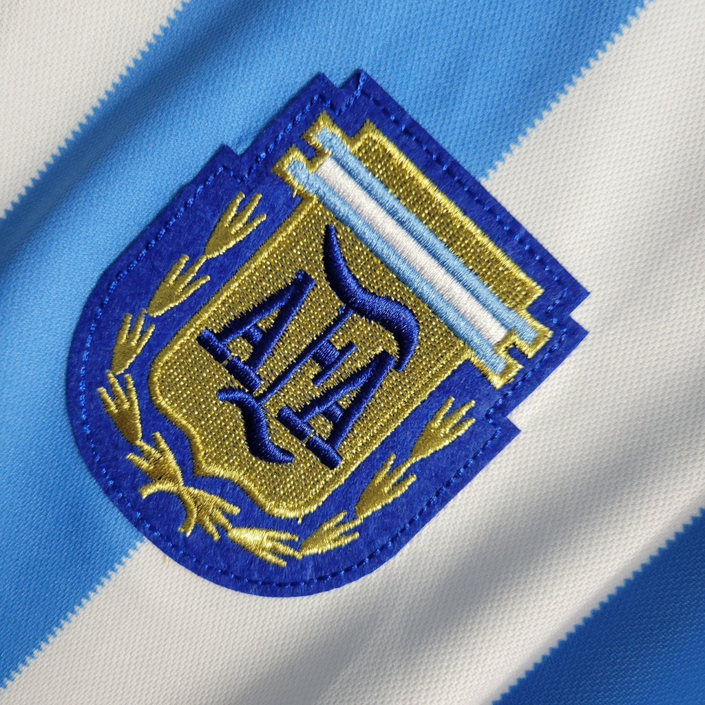 Camisa Argentina Titular 1986 - Versão Retrô