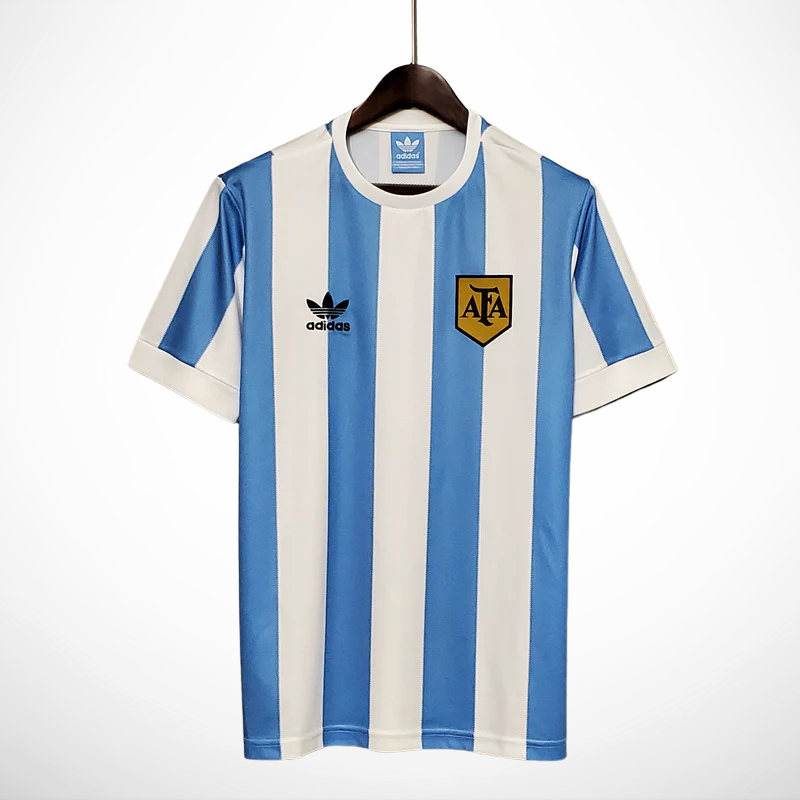Camisa Argentina Titular 1978 - Versão Retrô