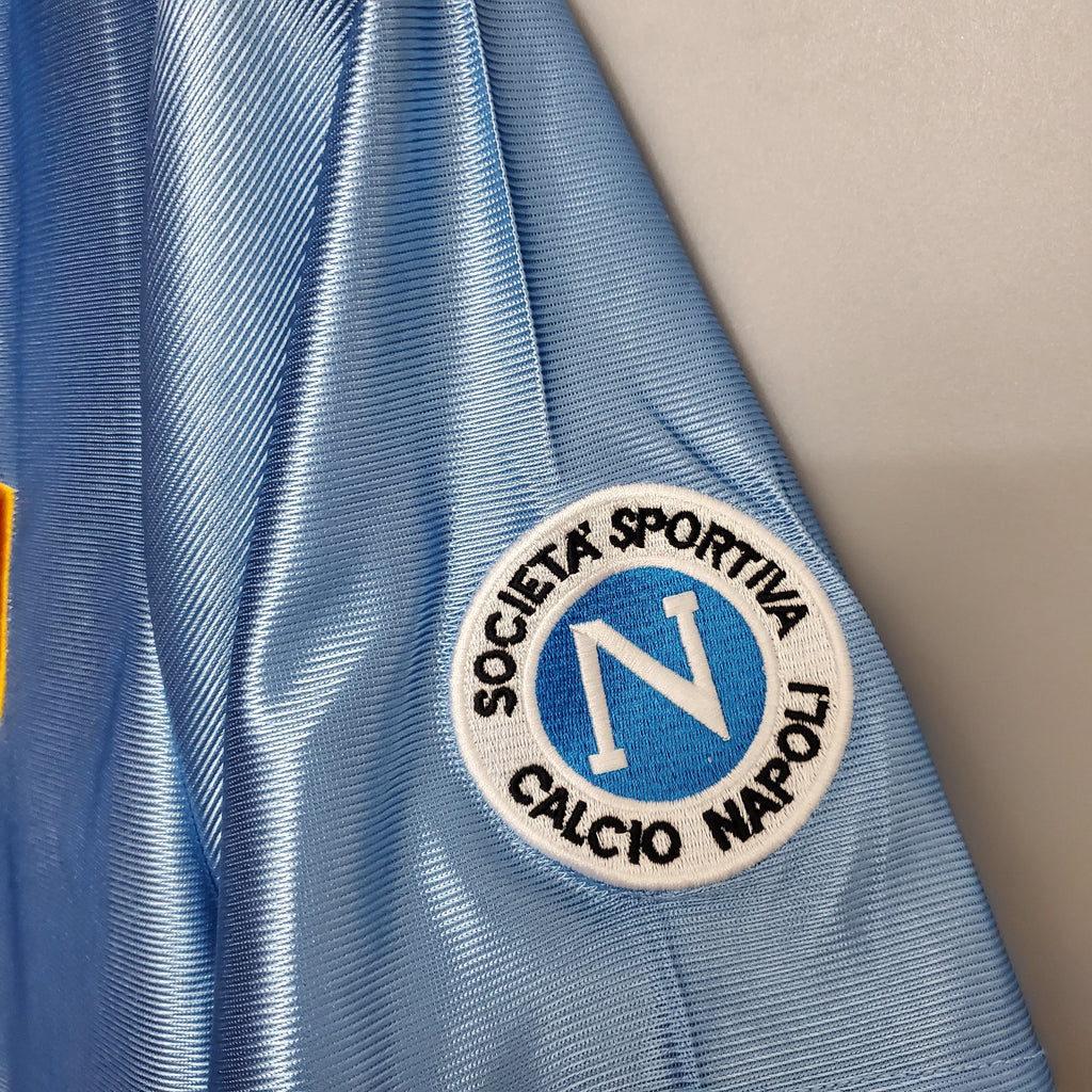 Camisa Napoli Titular 90/91 - Versão Retrô