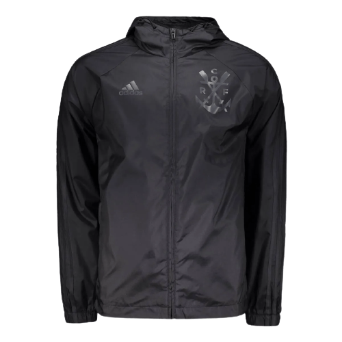 Jaqueta Flamengo Corta Vento Adidas Preto 2023