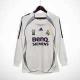 Camisa Real Madrid Titular 06/07 - Versão Retrô Manga Longa