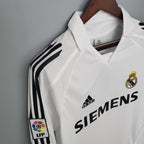 Camisa Real Madrid Titular 05/06 - Versão Retrô Manga Longa