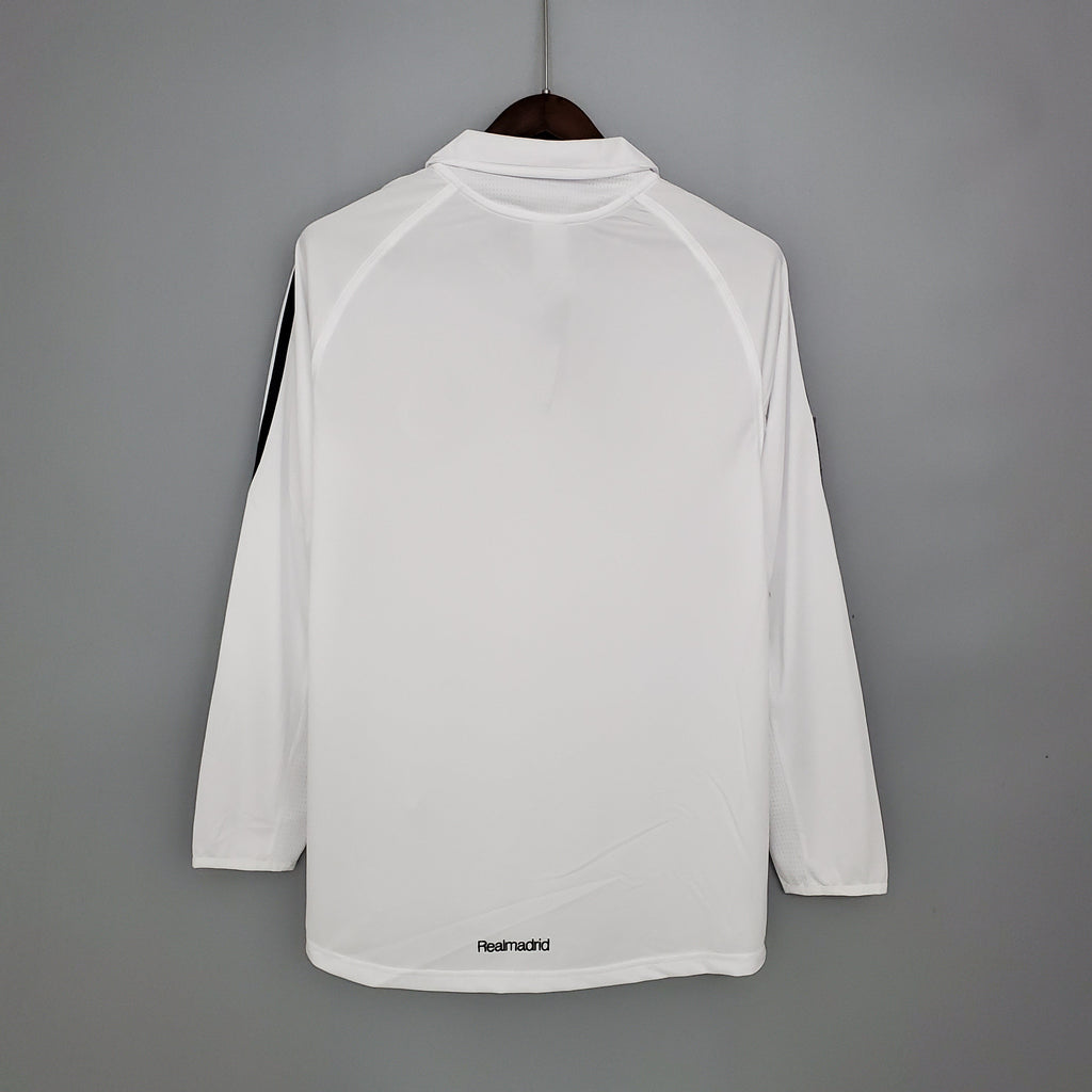 Camisa Real Madrid Titular 05/06 - Versão Retrô Manga Longa