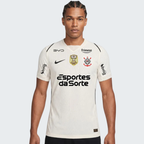 Camisa Corinthians 2025/26 I Jogador Com Patrocínios