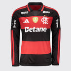 Camisa Flamengo I 2026/27  com Patrocínios Manga Longa