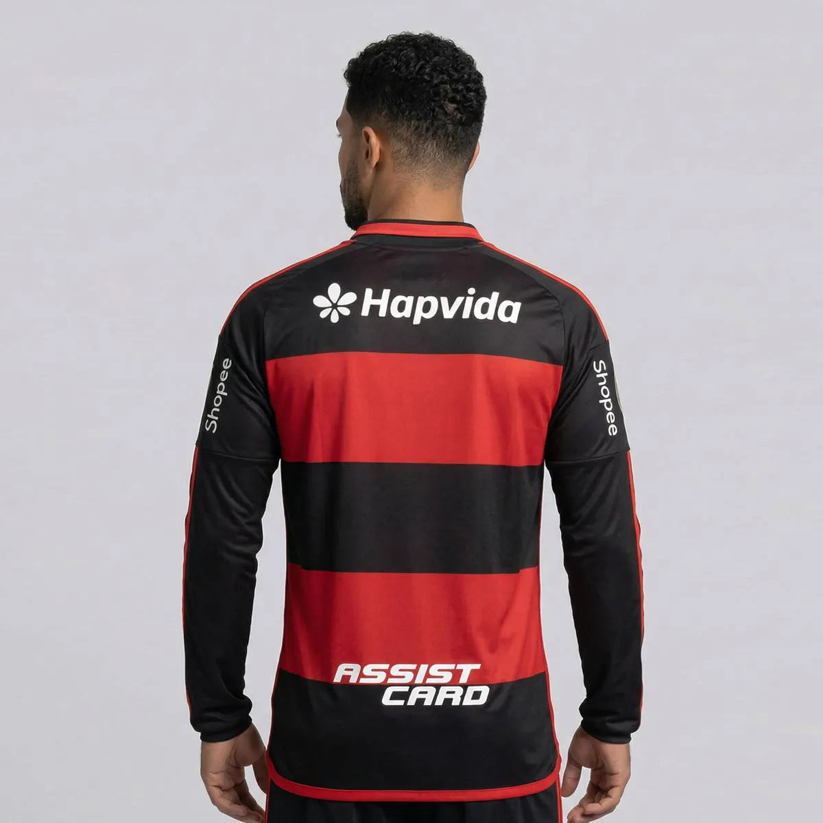 Camisa Flamengo I 2026/27  com Patrocínios Manga Longa