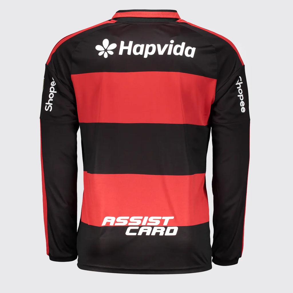 Camisa Flamengo I 2026/27  com Patrocínios Manga Longa