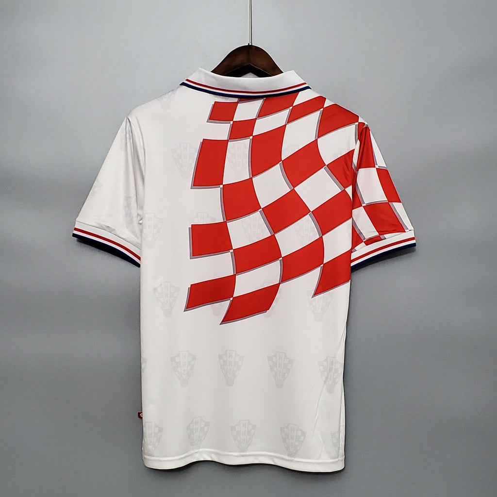 Camisa Croácia 1998 Titular - Versão Retrô